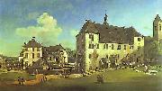 Bernardo Bellotto Courtyard of the Castle at Kaningstein from the South.